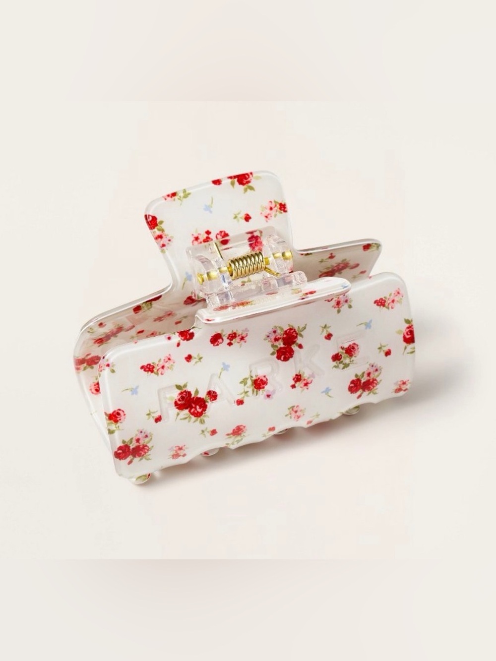 Claw Clip - Parke x Target Cream Floral NEW